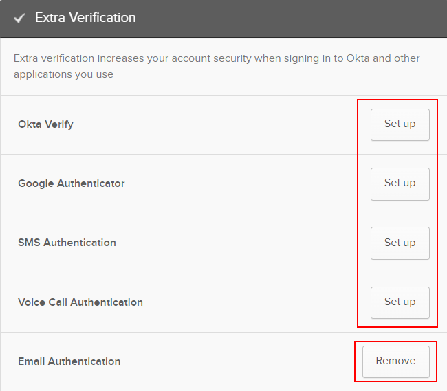 Updating Authentication